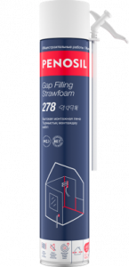 Пена PENOSIL GapFilling Strawfoam 278 бытовая всесезонная 650 мл