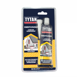 Герметик силикон универсальный прозрачный TYTAN 85 мл