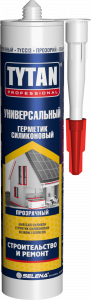 Герметик силикон универсальный бесцветный TYTAN 280 мл
