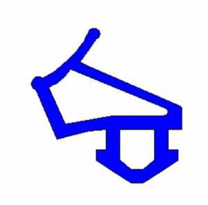 Уплотнитель VEKA-254 /створка (300 м.п.)