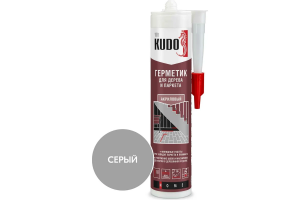 Герметик KUDO для паркета серый 280 мл.
