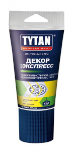 Tytan Professional Декор Экспресс клей акриловый монтажный белый 210 г 