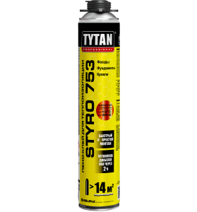 Клей-пена для пенополистирола Styro 753 Tytan Professional (750 мл)